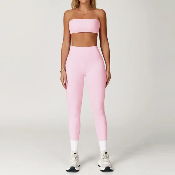 Conjunto de Yoga con top deportivo sin mangas - Imagen 3