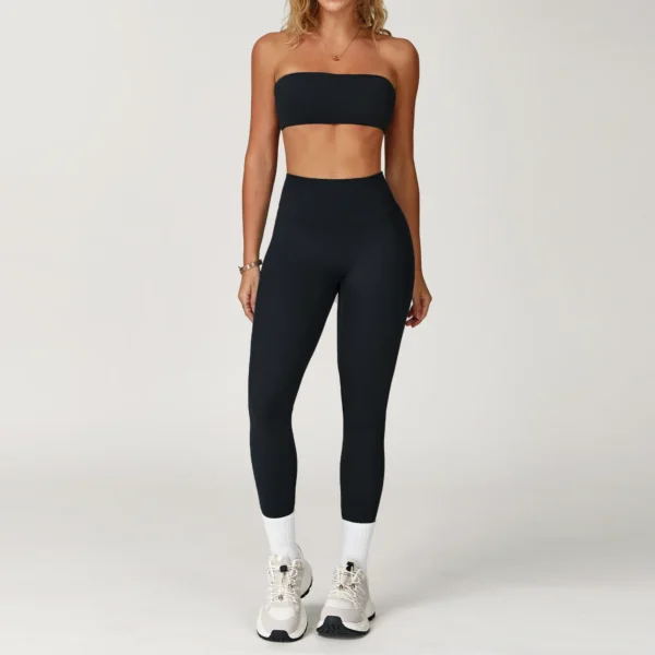 Conjunto de Yoga con top deportivo sin mangas - Imagen 5