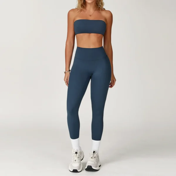 Conjunto de Yoga con top deportivo sin mangas - Imagen 4