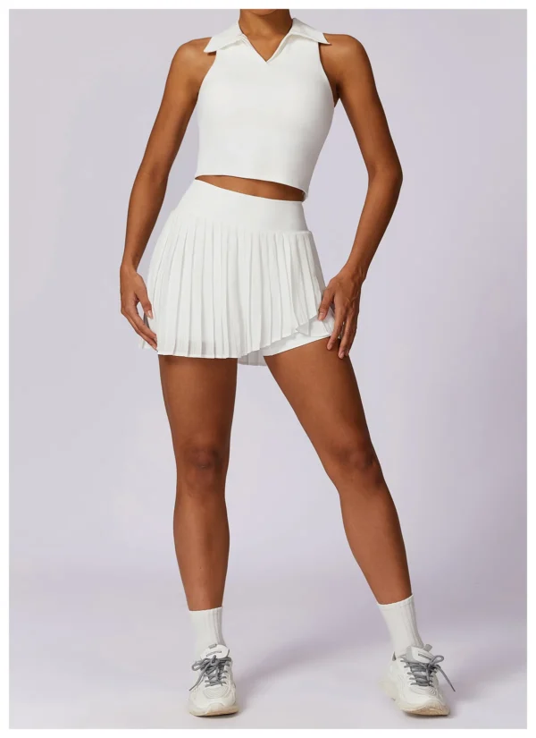 Conjunto top y pollera