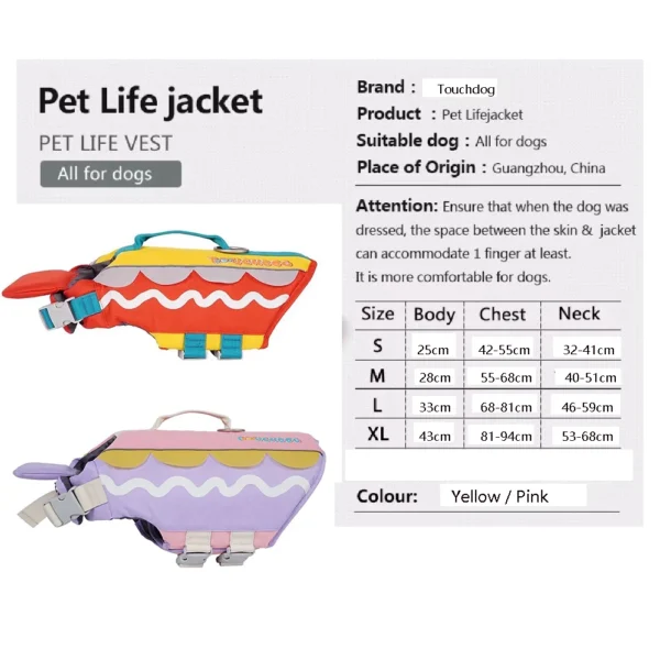 Chaleco salvavidas para perros - Imagen 2