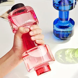 Botellas de agua deportivas de plástico, 550ml