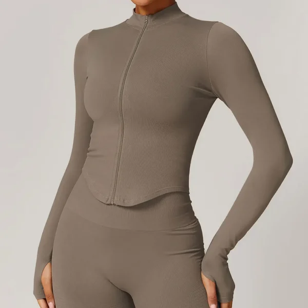 Chaqueta con cremallera para mujer - Imagen 2