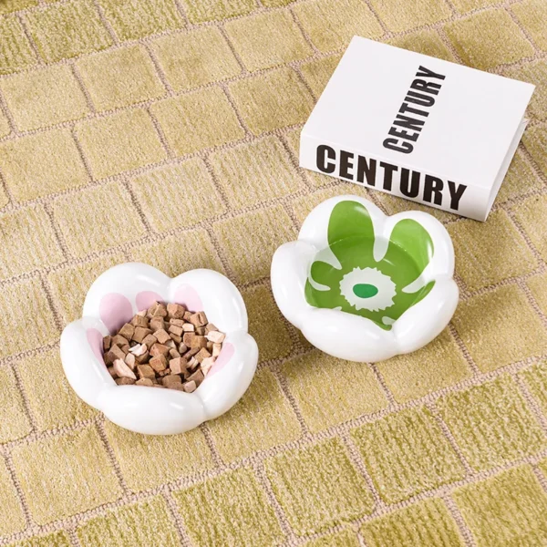 Cuenco de cerámica con forma de flor - Imagen 3