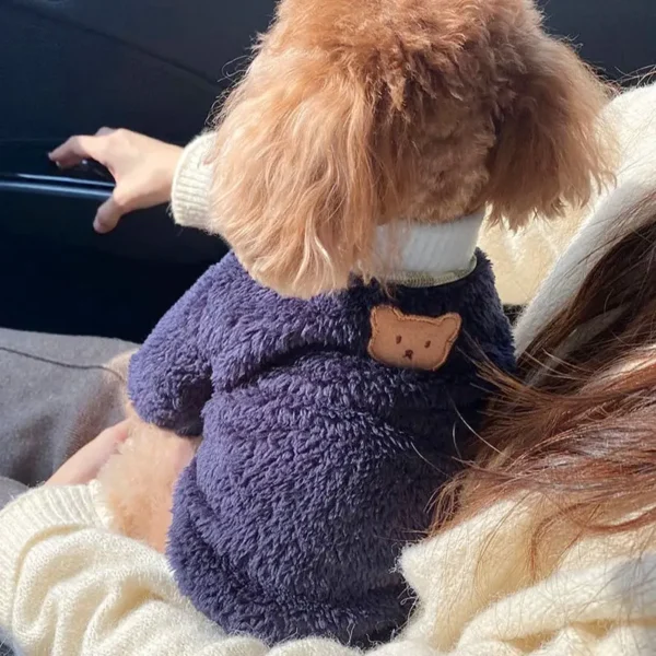 Suéter de lana con osito cute - Imagen 2