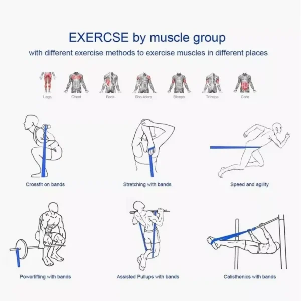 Bandas de resistencia para ejercicio - Imagen 6