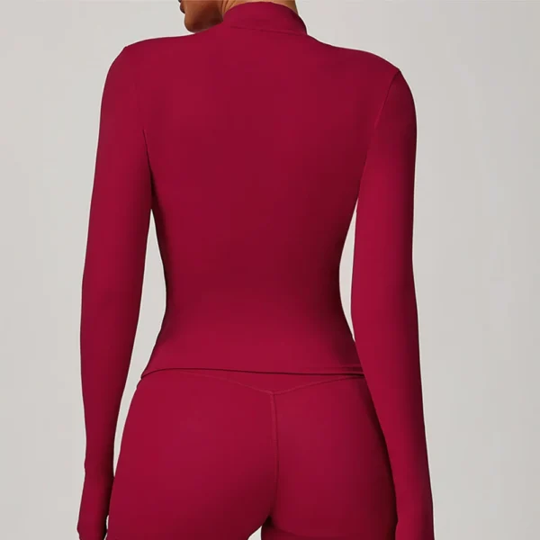 Tops de Yoga con cremallera - Imagen 4
