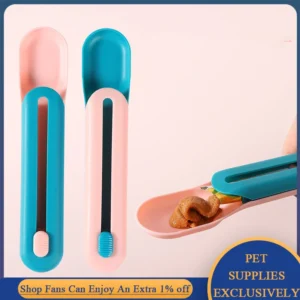 Cuchara para alimentación de mascotas