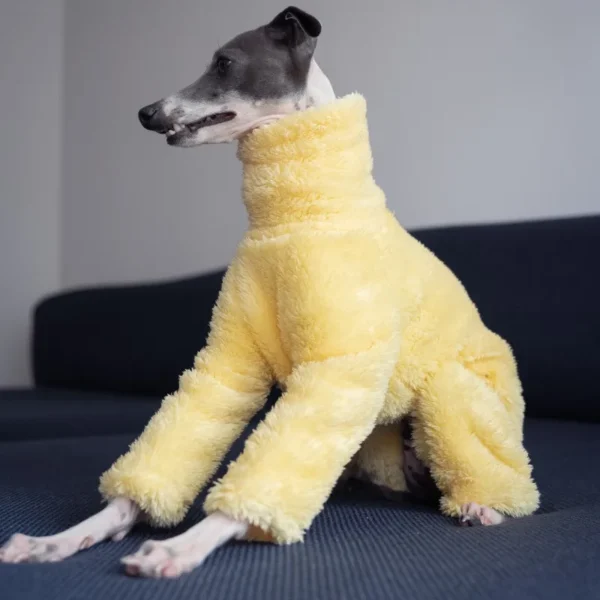 Abrigo amarillo con cuello alto - Imagen 5