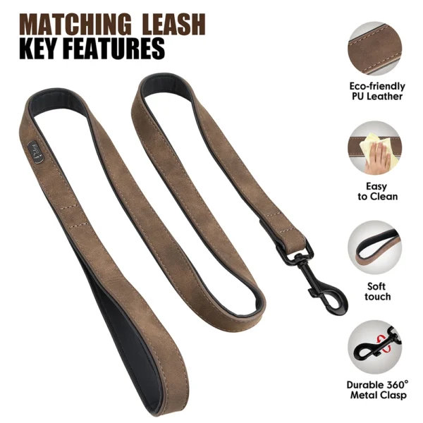 Juego de correa de Collar de perro personalizado - Imagen 3