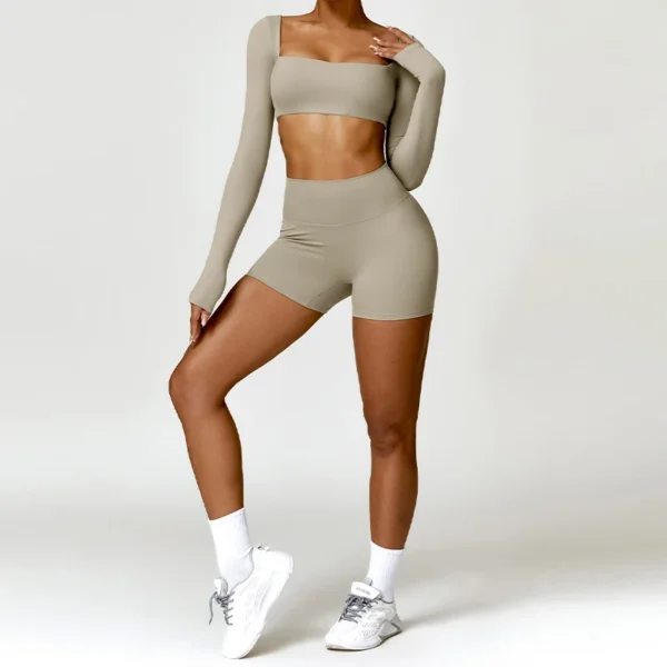 Conjunto de gimnasio de manga larga - Imagen 2
