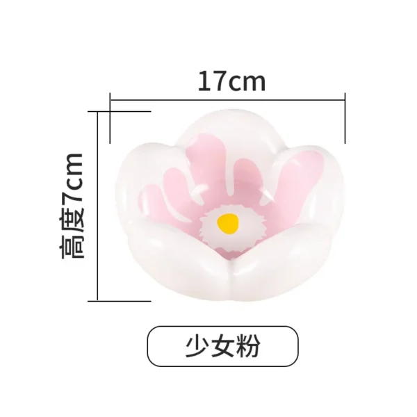 Cuenco de cerámica con forma de flor - Imagen 4