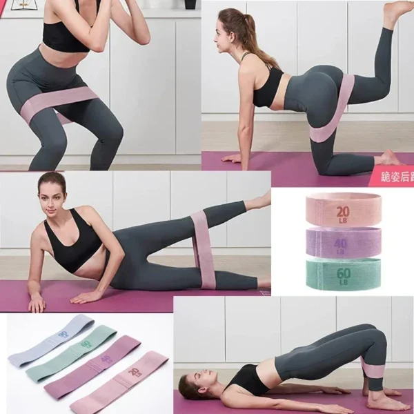 Bandas elásticas gruesas para entrenamiento color pastel - Imagen 5