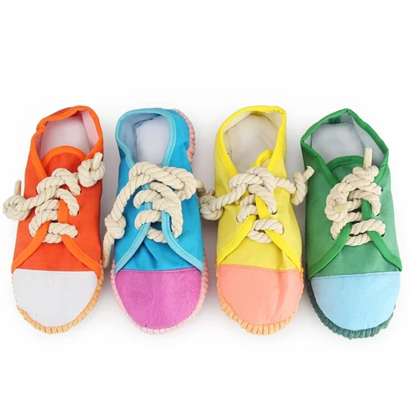 Juguetes para masticar para perros tipo zapatilla - Imagen 6