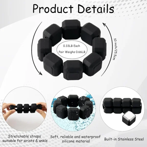 Pulsera de silicona de 150gr para complementar - Imagen 2