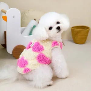 Chaleco de Lana con Corazones