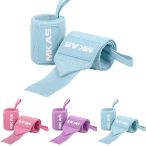 1 par de correas de soporte para muñecacolor pastel