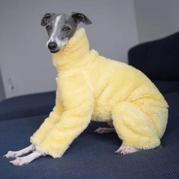Abrigo amarillo con cuello alto - Imagen 6