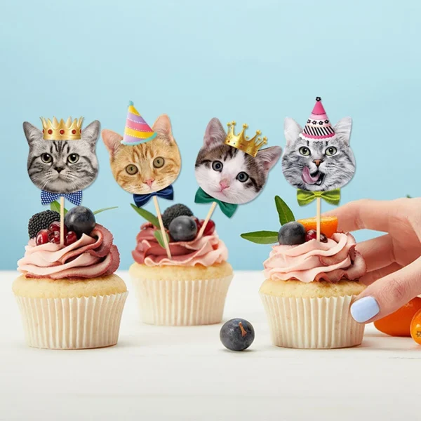 8 Uds. Decoración de gatos - Imagen 4