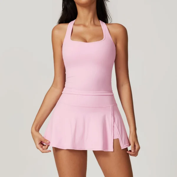 Conjunto de dos piezas remera + pollera ó calza - Imagen 2