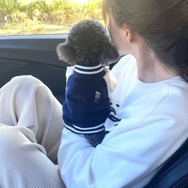 Chaqueta de Béisbol Bordada para Perros - Imagen 4