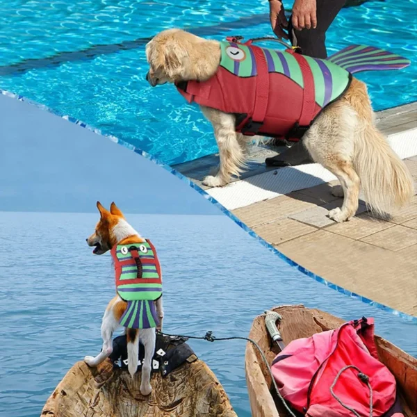 Chaleco salvavidas para Perros tipo Sirenita - Imagen 5