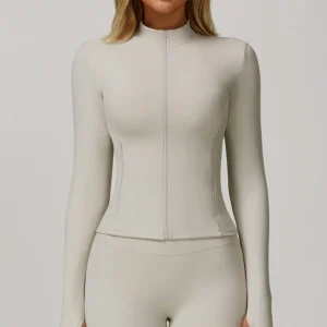 Tops de Yoga con cremallera