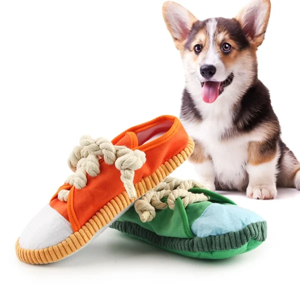 Juguetes para masticar para perros tipo zapatilla - Imagen 5