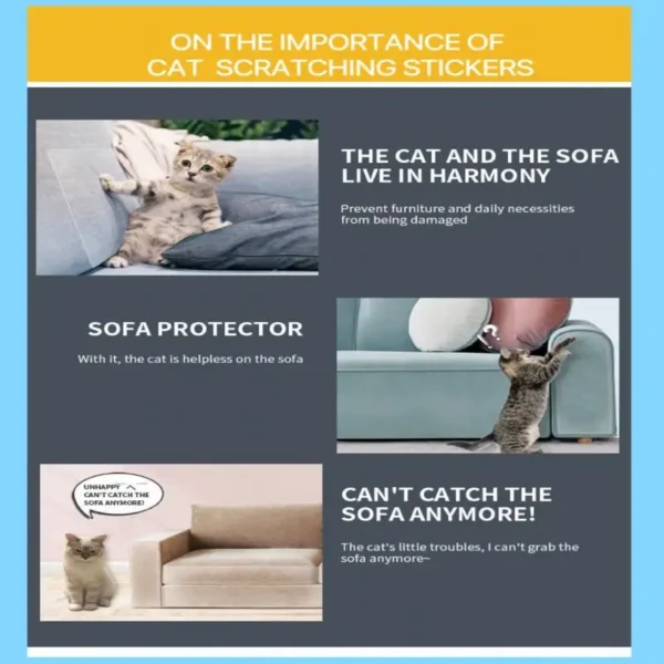 Cinta disuasoria para arañazos de gatos - Imagen 3