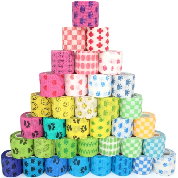 24 rollos de vendaje elástico