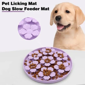Alfombrilla de alimentación lenta para perro y gato