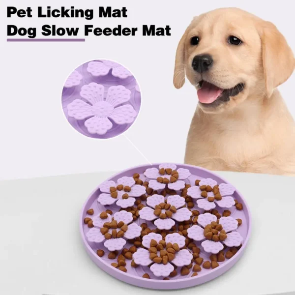 Alfombrilla de alimentación lenta para perro y gato