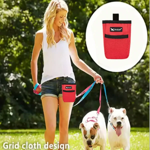 Bolsa de bolsillo para alimentación de mascotas de agilidad y entrenamiento - Imagen 2