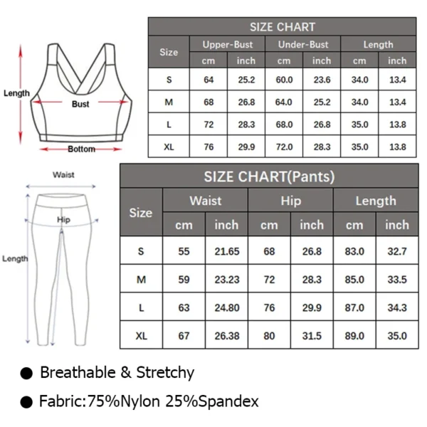 Conjunto de dos piezas de Yoga y Fitness - Imagen 6