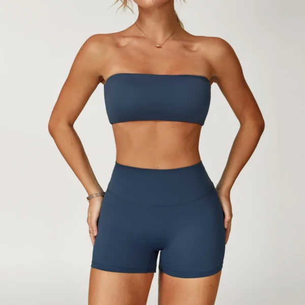 Conjunto de 2 piezas con top strapless - Imagen 3