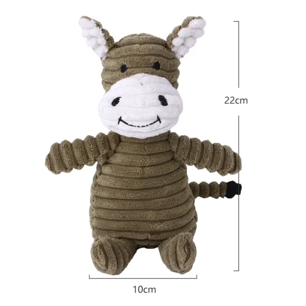 Juguete de peluche para perros con forma de animales - Imagen 4