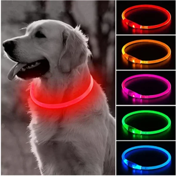 Collar Lumínico Led con carga USB - Imagen 2
