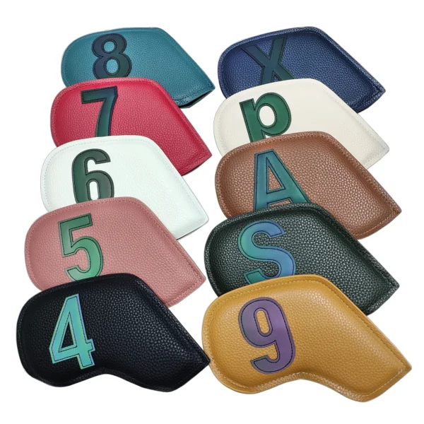 10 unids/set funda para cabeza de hierro de Golf 3-9,P,S,A - Imagen 2