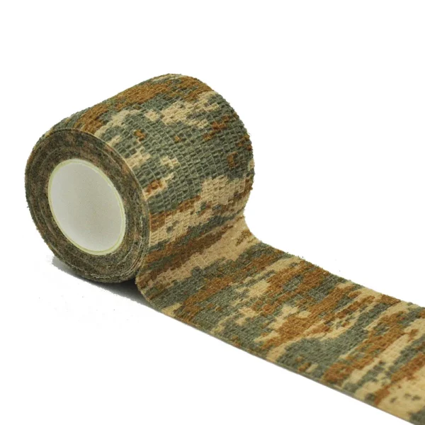 Cinta elástica de camuflaje - Protector deportivo autoadhesivo para rodilla, dedo, tobillo - Imagen 3