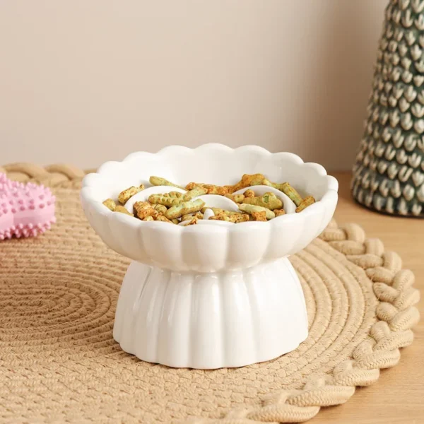 Cuenco de comida para gatos de cerámica dreamy - Imagen 2