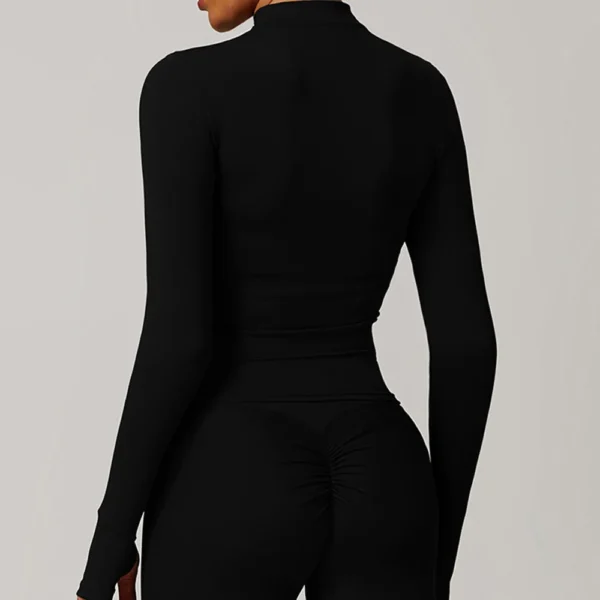 Tops de Yoga con cremallera - Imagen 6