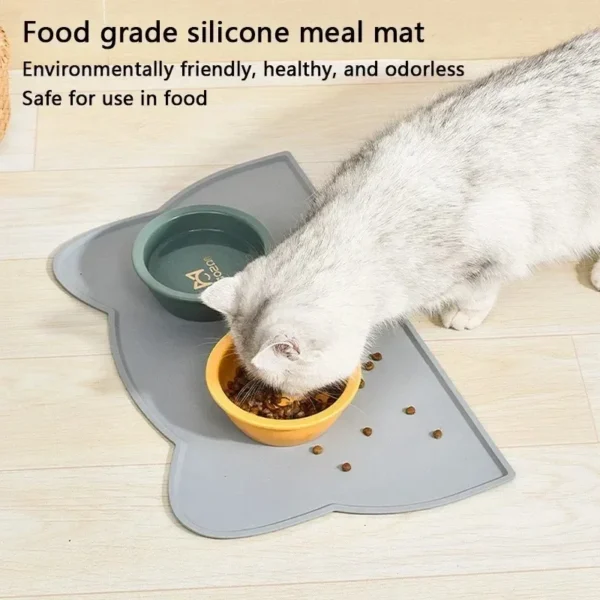 Estera antideslizante de silicona para alimentos para mascotas - Imagen 4