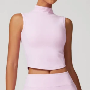 Remera Musculosa con cuello intermedio