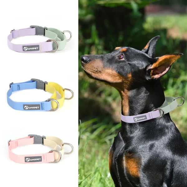 Collar de perro impermeable de PVC