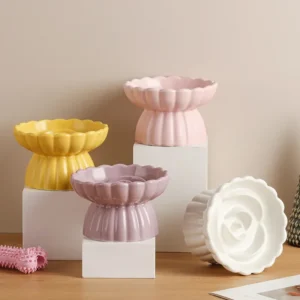 Cuenco de comida para gatos de cerámica dreamy