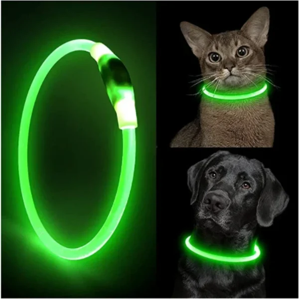 Collar Lumínico Led con carga USB - Imagen 3