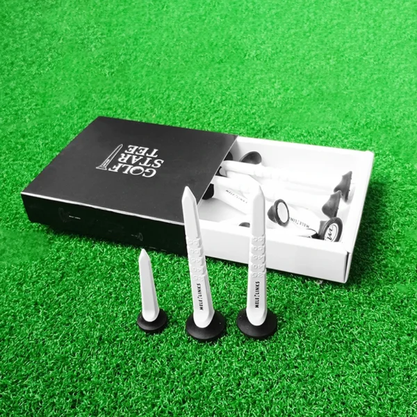 12 unids/caja tees de báscula diseñadas para mejorar la distancia de tiro y reducir el giro de la pelota - Imagen 5