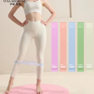 Bandas de resistencia elásticas para Fitness color pastel