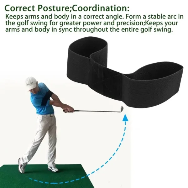 Brazalete elástico profesional para entrenador de Swing de Golf - Imagen 2