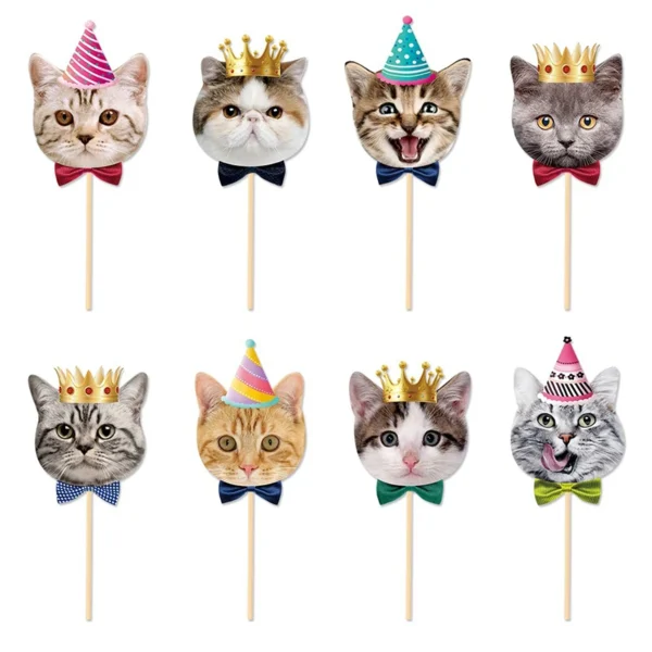 8 Uds. Decoración de gatos - Imagen 5